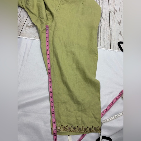 JM Collection Olive Embellished Blouse - Picture 11 of 12